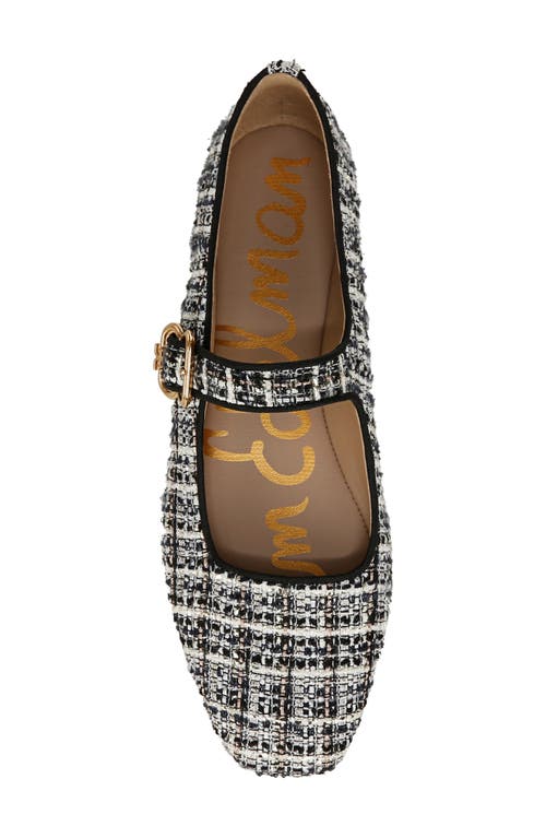 Shop Sam Edelman Michaela Mary Jane Flat In Black Multi