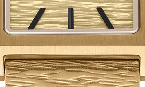Breda Virgil (revival) Watch, 20mm X 28mm In 18k Goldlated/gold