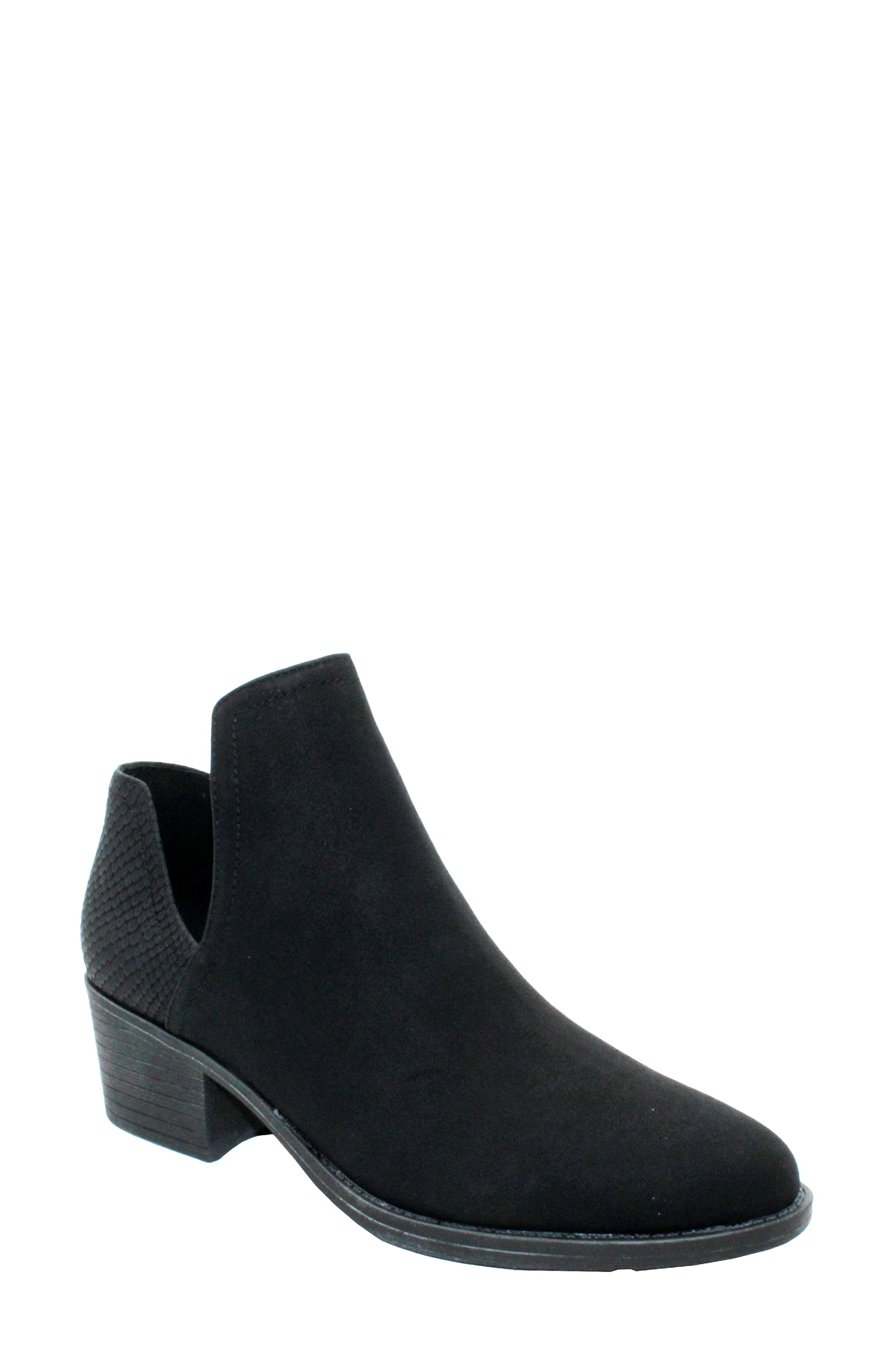 VOLATILE Scruff Slipper Bootie - Ankle-High Slip-On With Cushioned Footbed (Synthetic Upper)