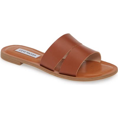 Steve Madden Alexandra Slide Sandal- Brown