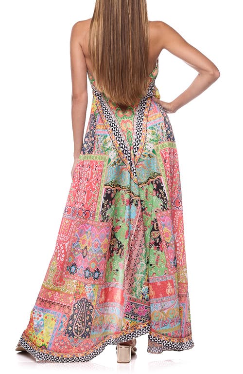 Ranee's Ranees Cover-up Halter Dress In Pink