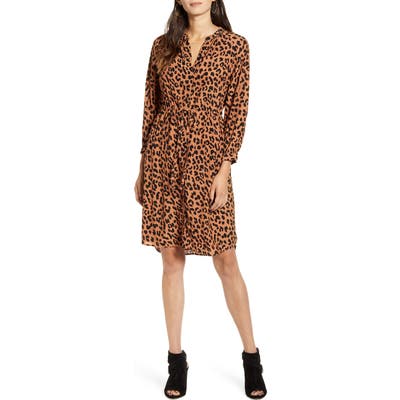 Rails Bella Tie Waist Dress, Brown