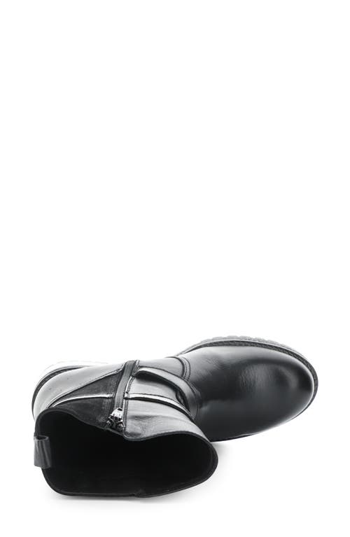 Bos. & Co. Maise Waterproof Bootie In Black Feel/suede