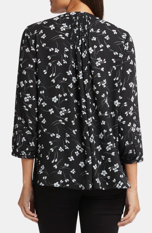 Shop Nydj Pintuck Blouse In Primrose Path