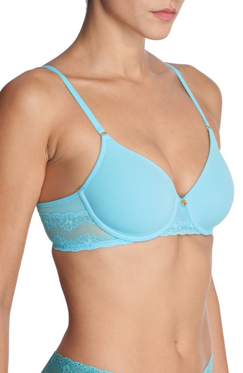 Shop Natori Bliss Perfection Underwire Contour Bra In Brght Teal