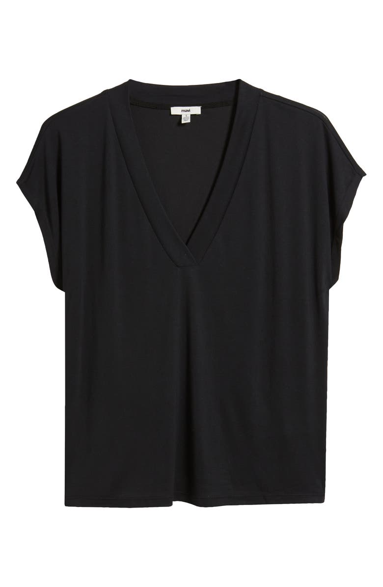Mavi Jeans V-Neck Modal Blend Top | Nordstrom