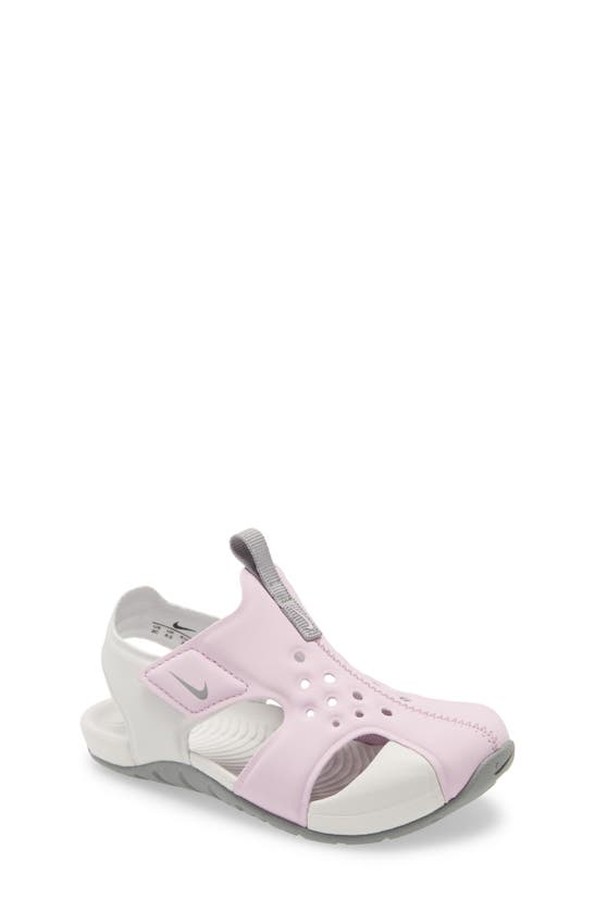 Nike Kids' Sunray Protect 2 Sandal In Iced Lilac/ Grey/ Photon Dust