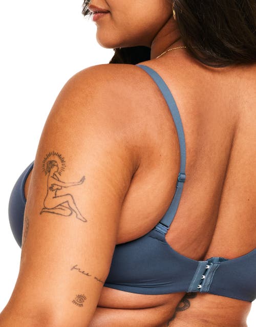 Adore Me Janelle Contour Demi Bra In Dark Blue