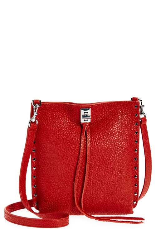 Rebecca Minkoff Darren North/South Leather Crossbody Bag in Chili at Nordstrom