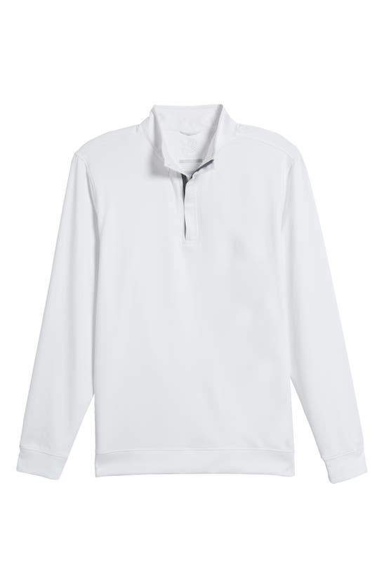Shop Swannies Mckinnon Quarter Zip Golf Pullover In White
