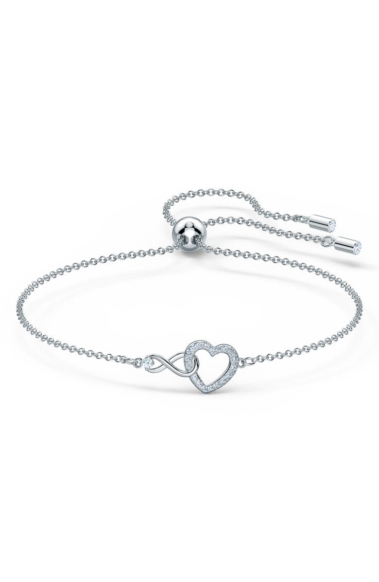 Swarovski Crystal Infinity Heart Bracelet | Nordstrom