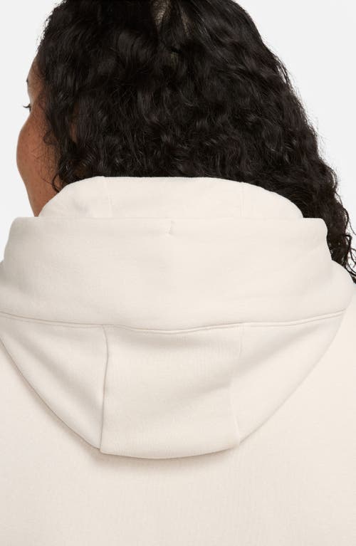 Shop Nike Sportswear Phoenix Fleece Hoodie In Lt Orewood Brn/sail