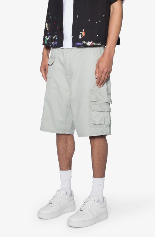 Shop Mnml Multi Pocket Cargo Shorts In Grey