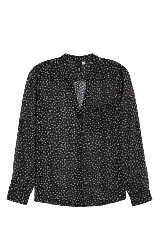 Kut From The Kloth Jasmine Top In Normandy Dot Black