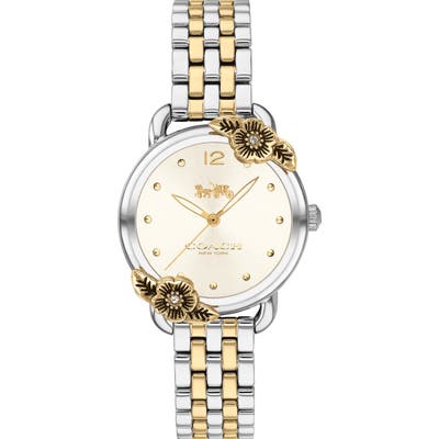 Coach Delancey Tea Rose Bracelet Watch, 2m