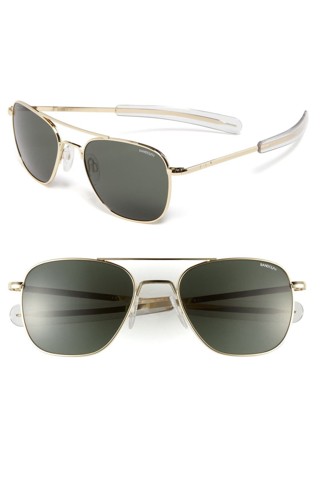 Randolph Engineering 55mm Aviator Sunglasses Nordstrom