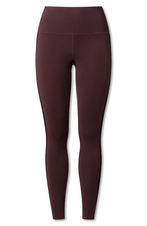 Rhone Alpine Fleece Leggings In Brown Berry