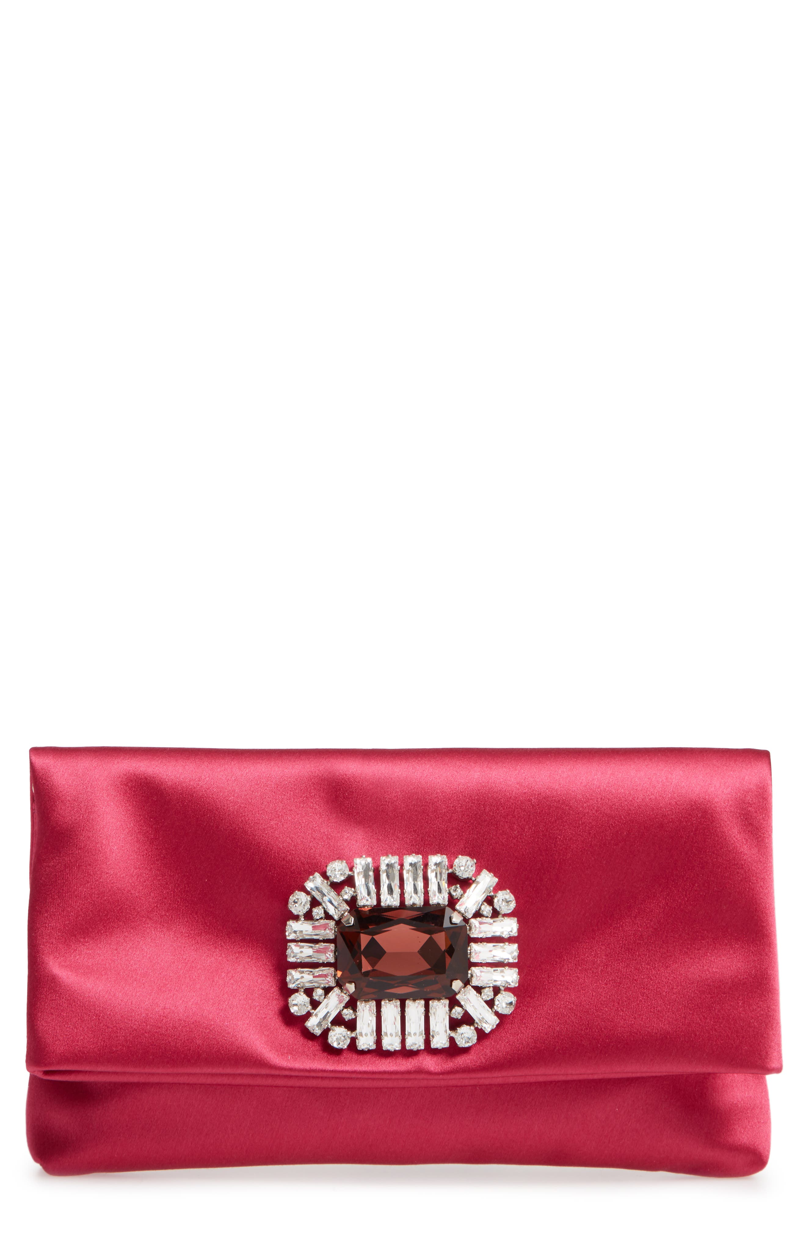 Jimmy Choo Clutch Titania Satin Clutch