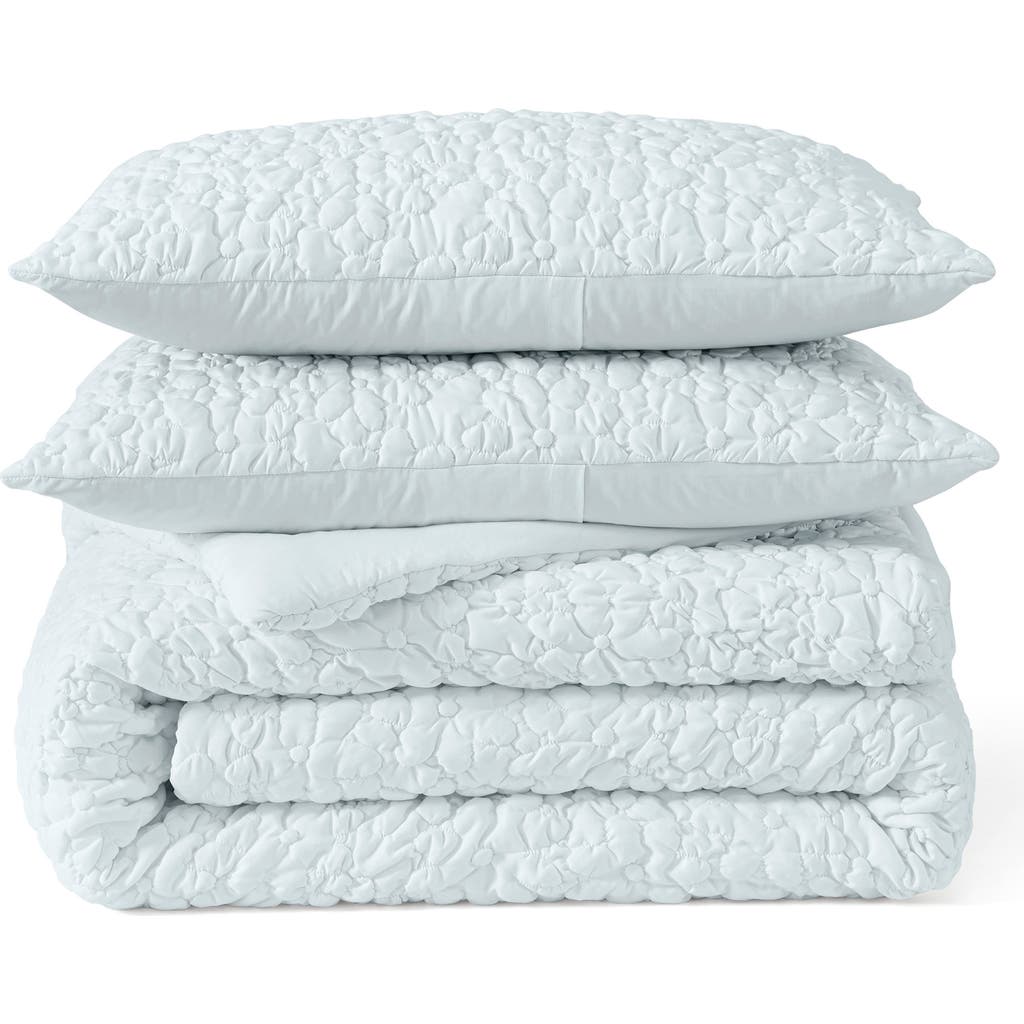 Peri Home Floral Bubble Comforter & Sham Set In White