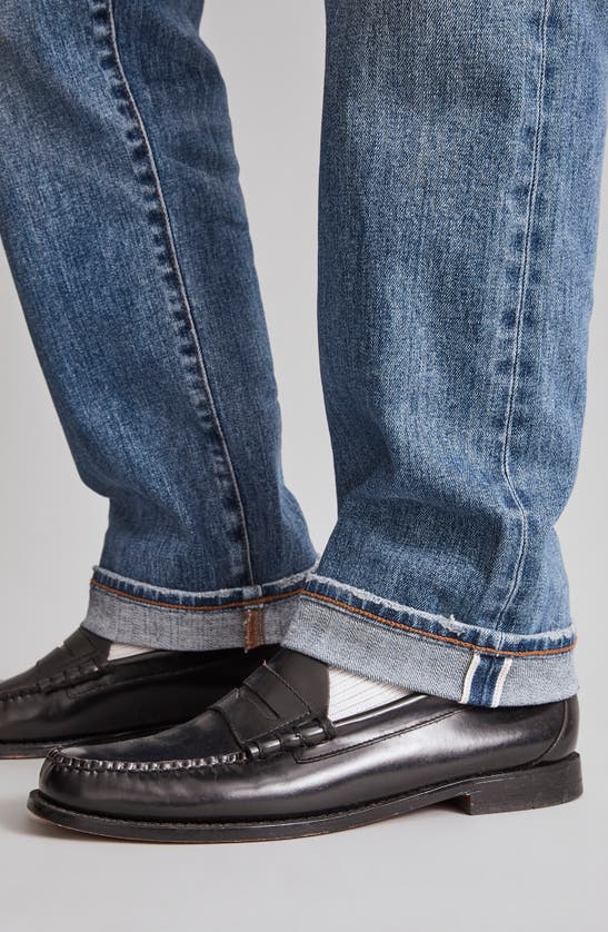 Madewell The 1991 Straight Leg Stretch Selvedge Jeans In Barrington Wash