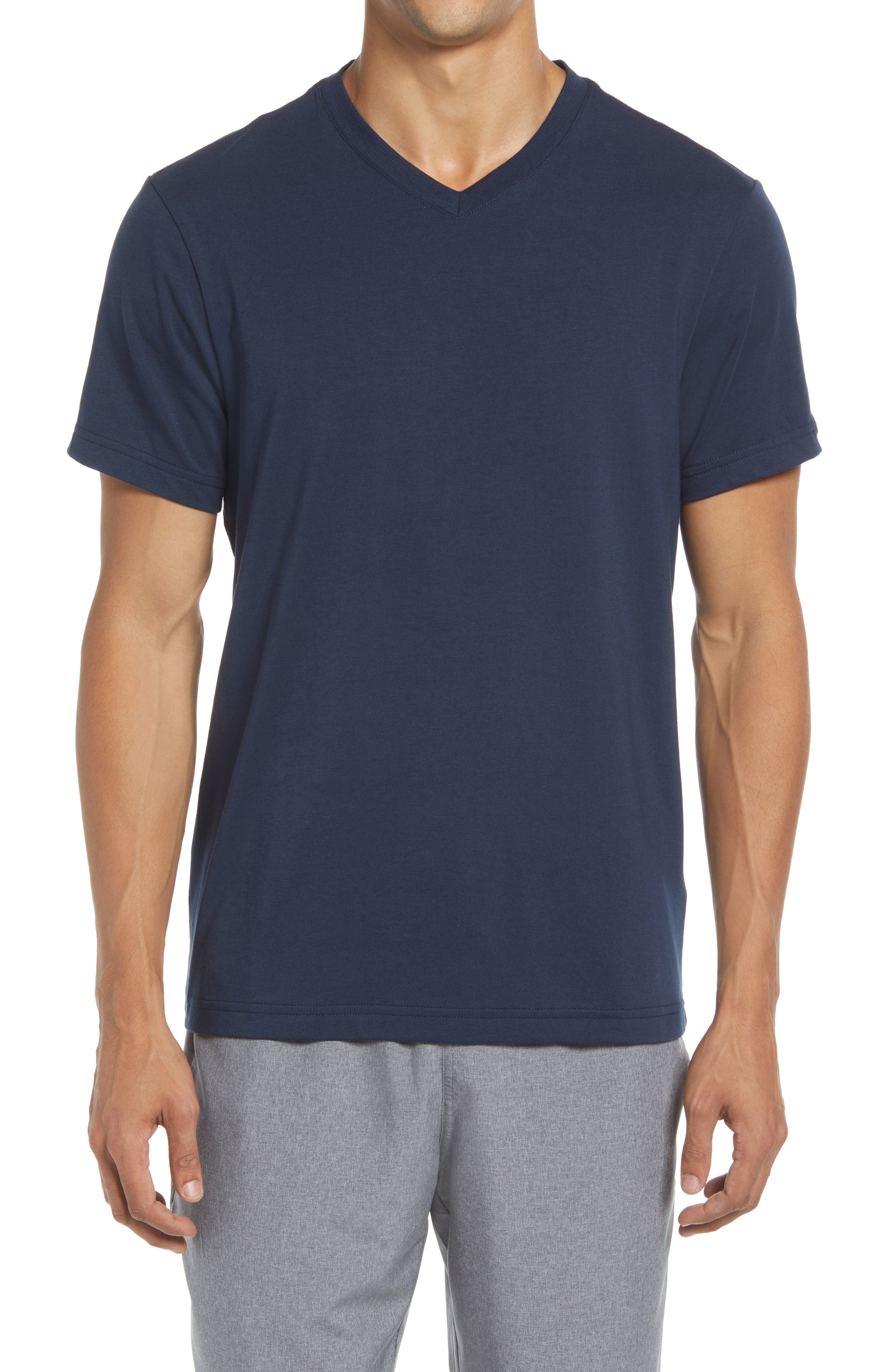 navy blue crew neck t shirt