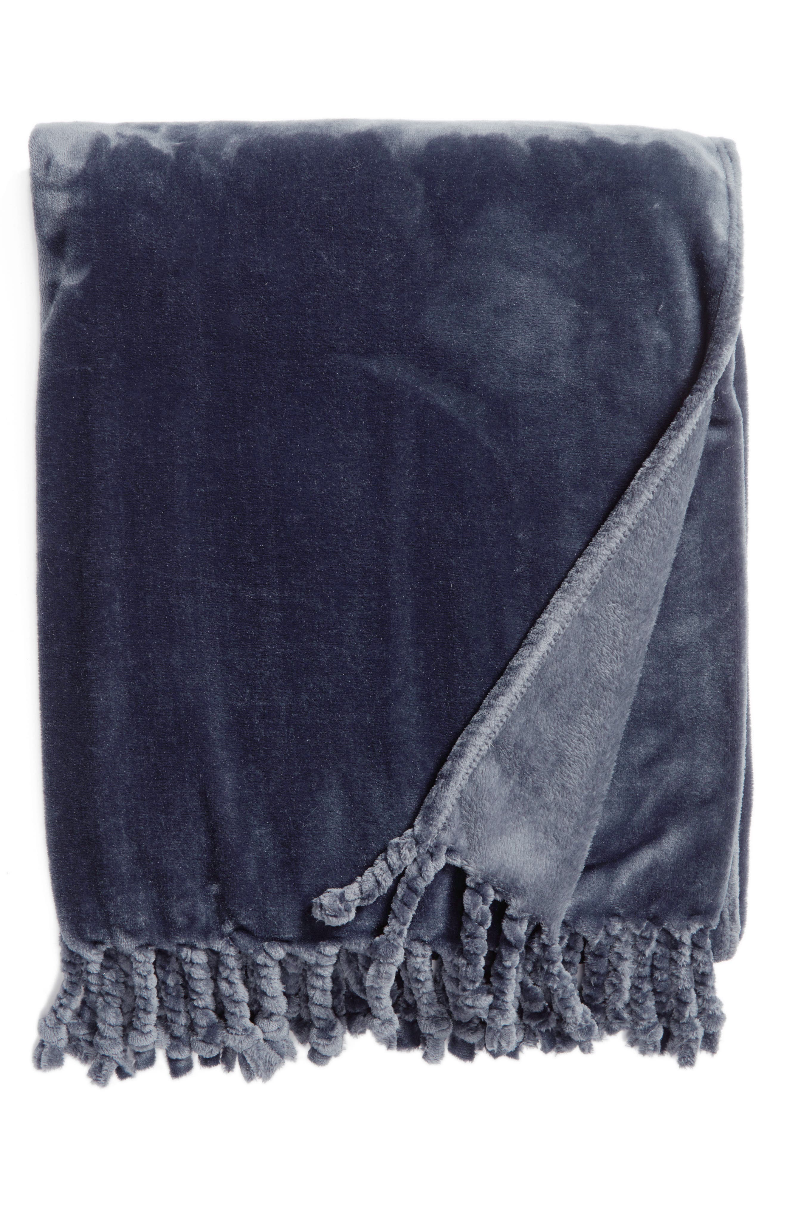 NORDSTROM AT HOME,
                            Kennebunk Bliss Plush Throw,
                            Main thumbnail 109, color,
                            061