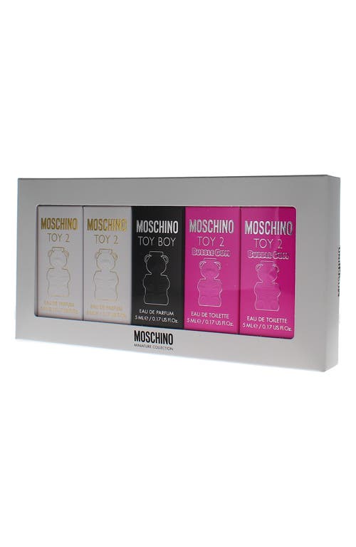 Moschino Teddy Bear Toy 5-piece Coffret In No Color
