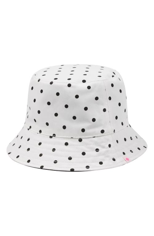 kate spade new york dot reversible bucket hat in French Cream | Smart Closet