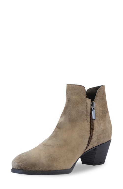 Munro Jackson Bootie In Sesame Suede