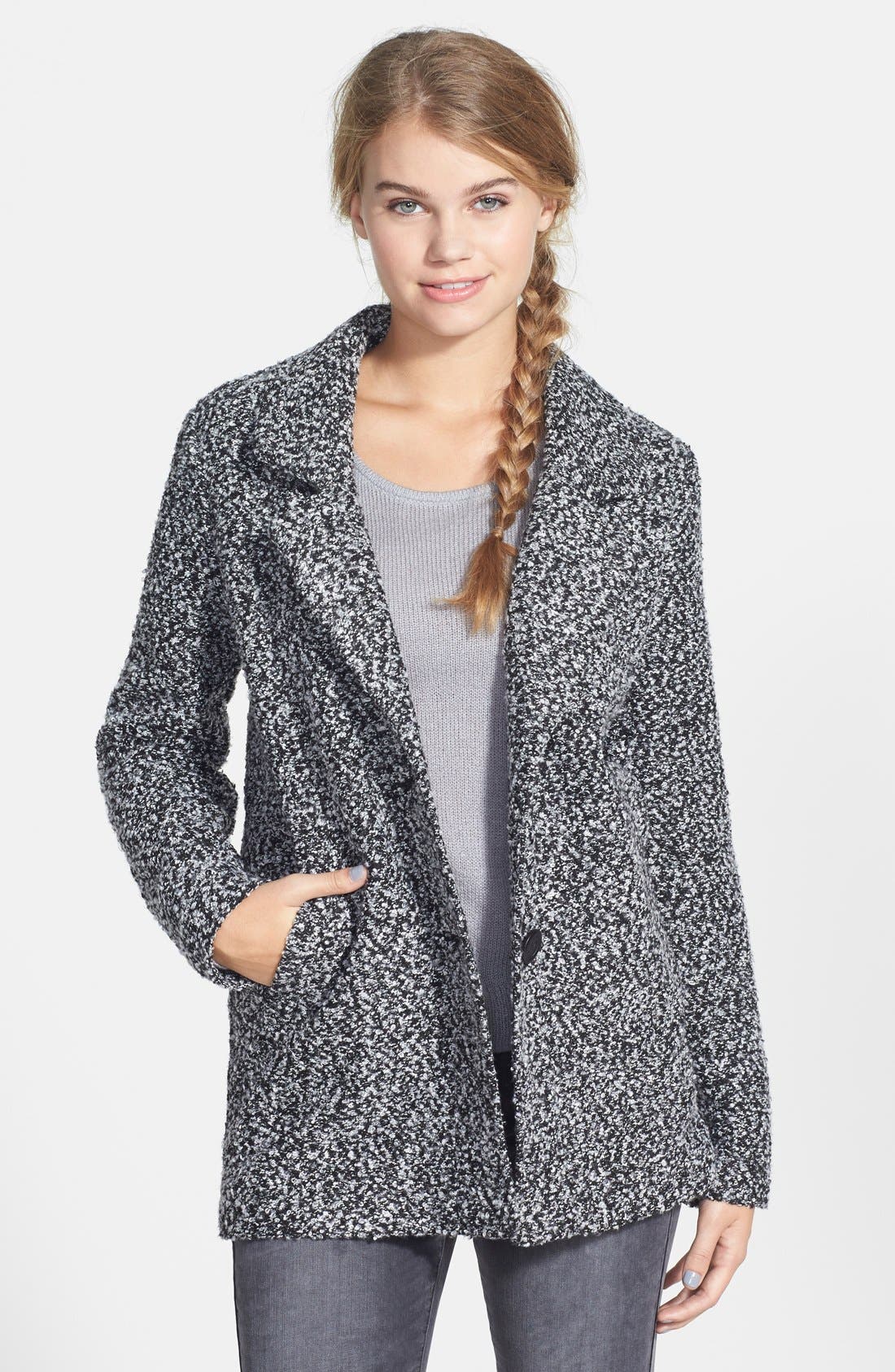 Frenchi Bouclé Coat (Juniors) Nordstrom