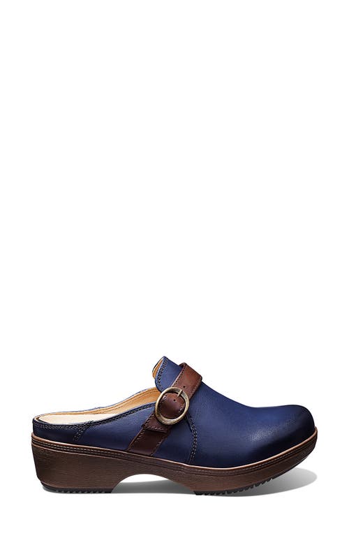 Samuel Hubbard Cascade Clog In Navy Leather