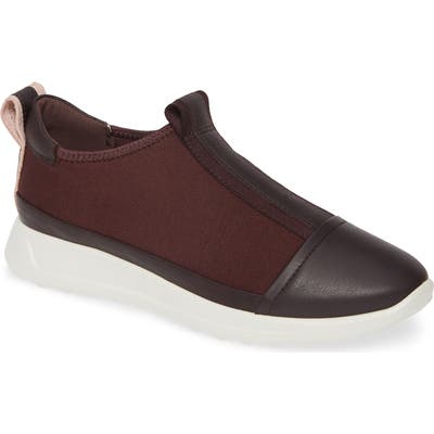 Ecco Flexure Running Shoe, Burgundy