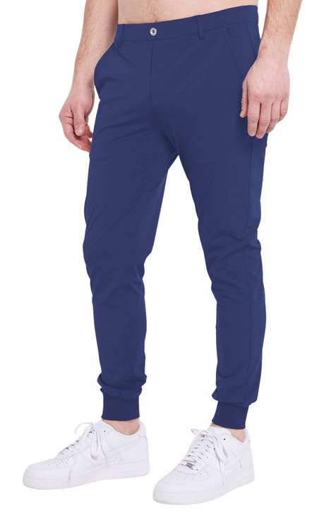 Men's Blue Joggers & Sweatpants