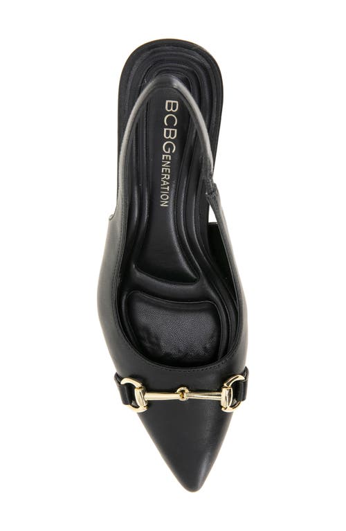 Bcbgeneration Women's Glastin Slingback Block Heel Pumps In Black