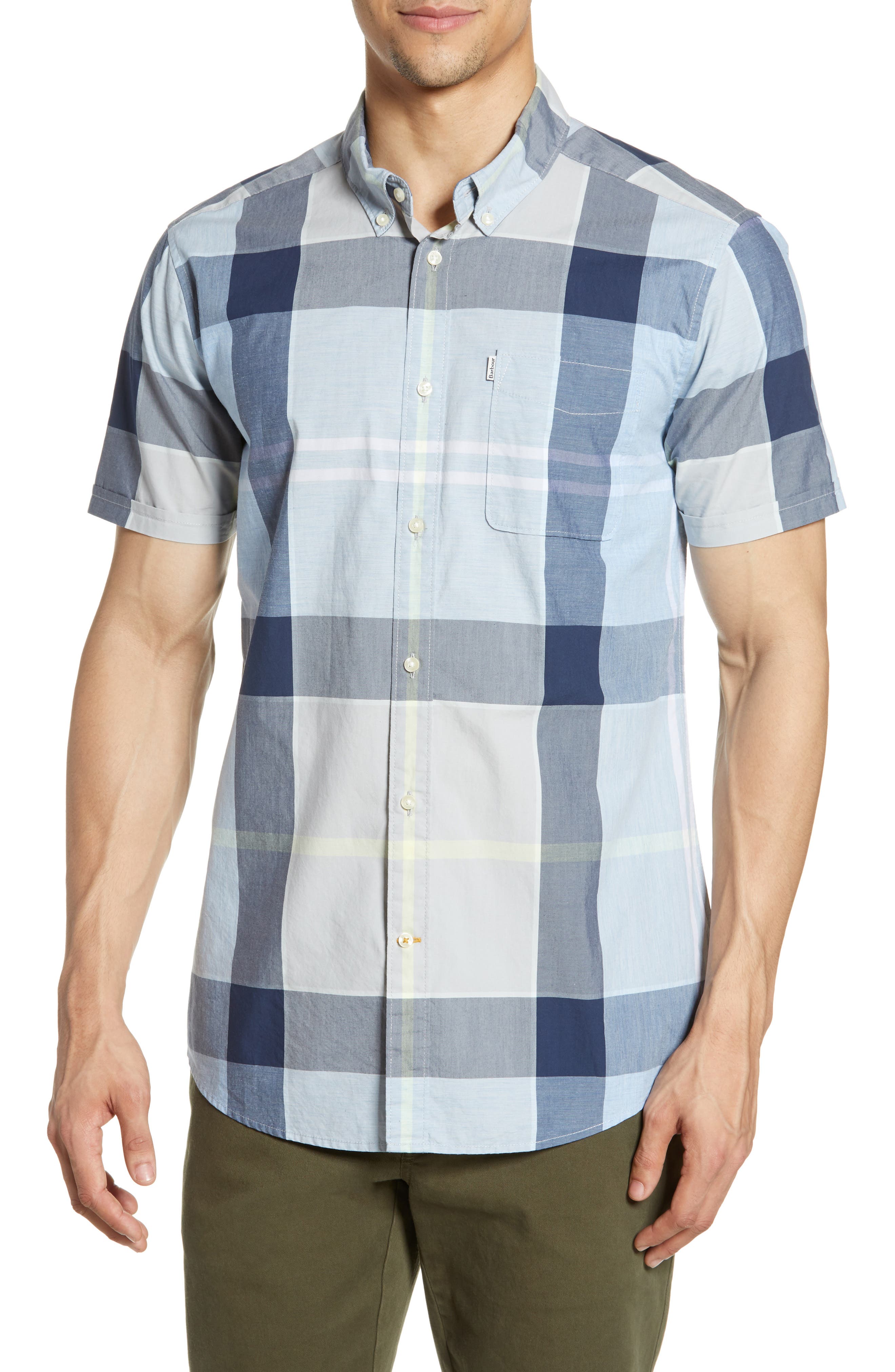 Barbour Croft Tailored Fit Plaid Woven Shirt