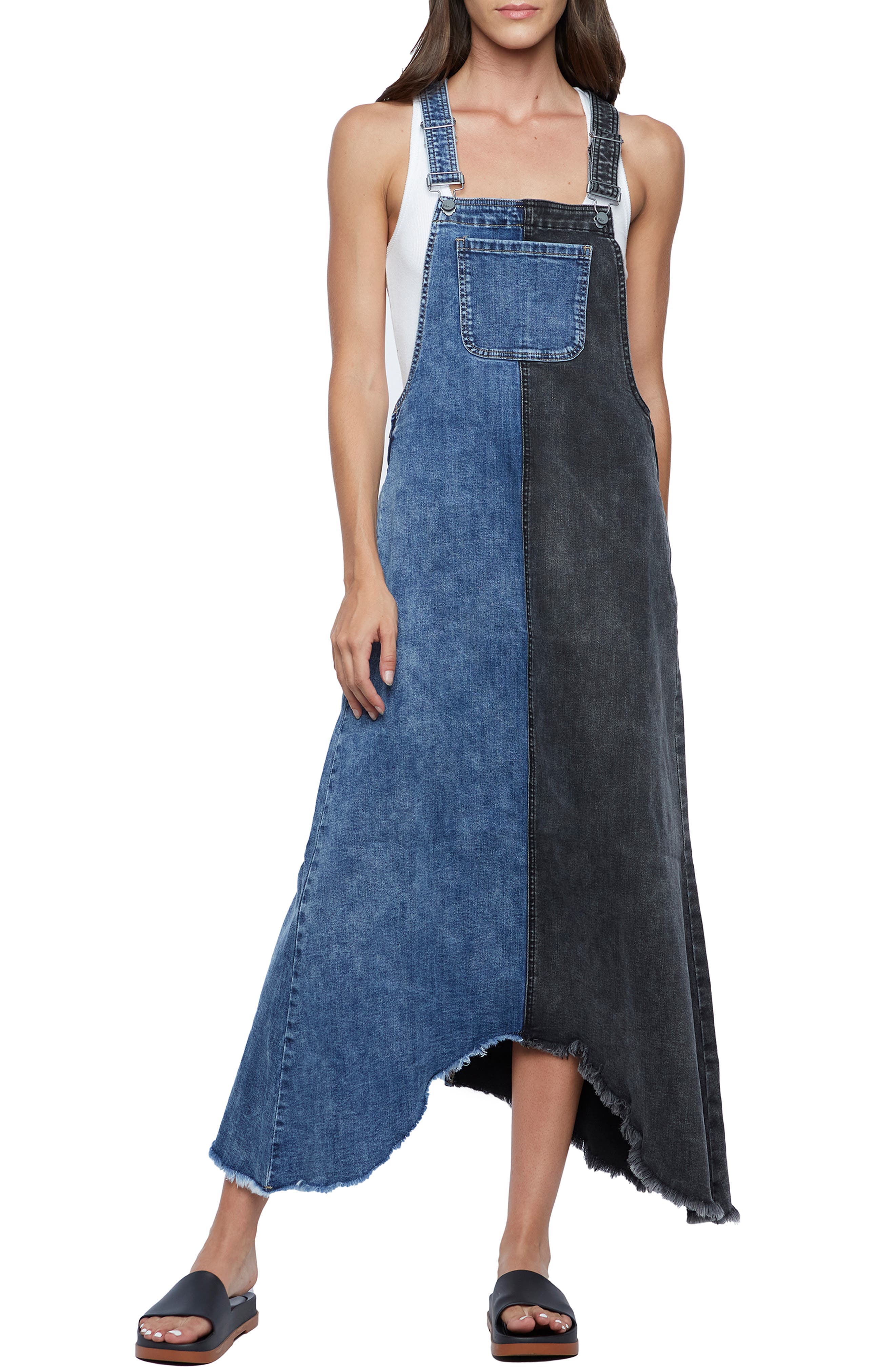 long overall dress denim Hot Sale - OFF 57%