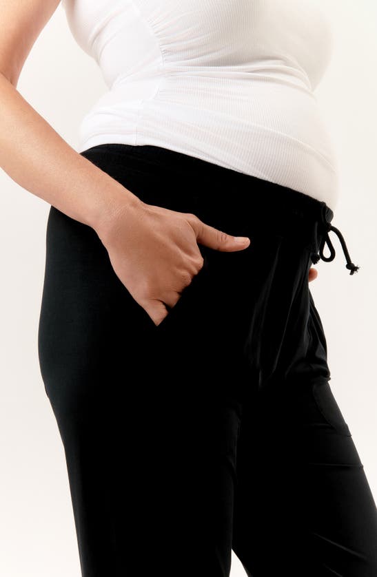 Nom Maternity Soft Maternity Jogger Pants In Black