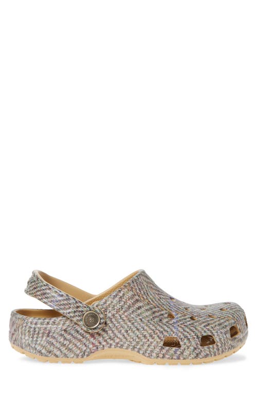 Shop Crocs Classic Tweed Print Clog In White