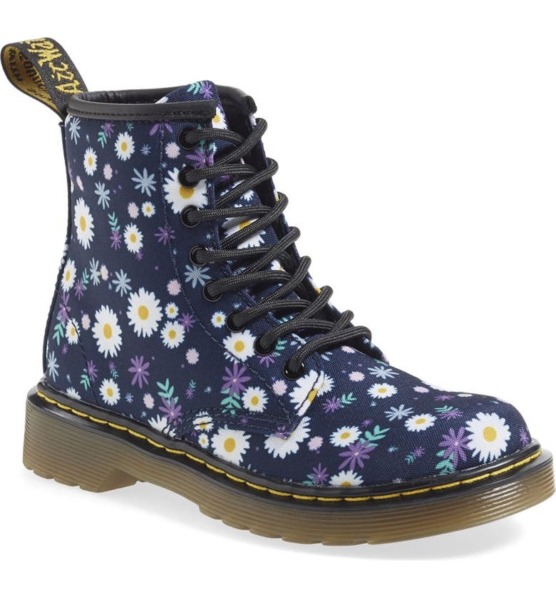 Dr. Martens 'Delaney' Daisy Print Boot (Toddler, Little Kid & Big Kid ...