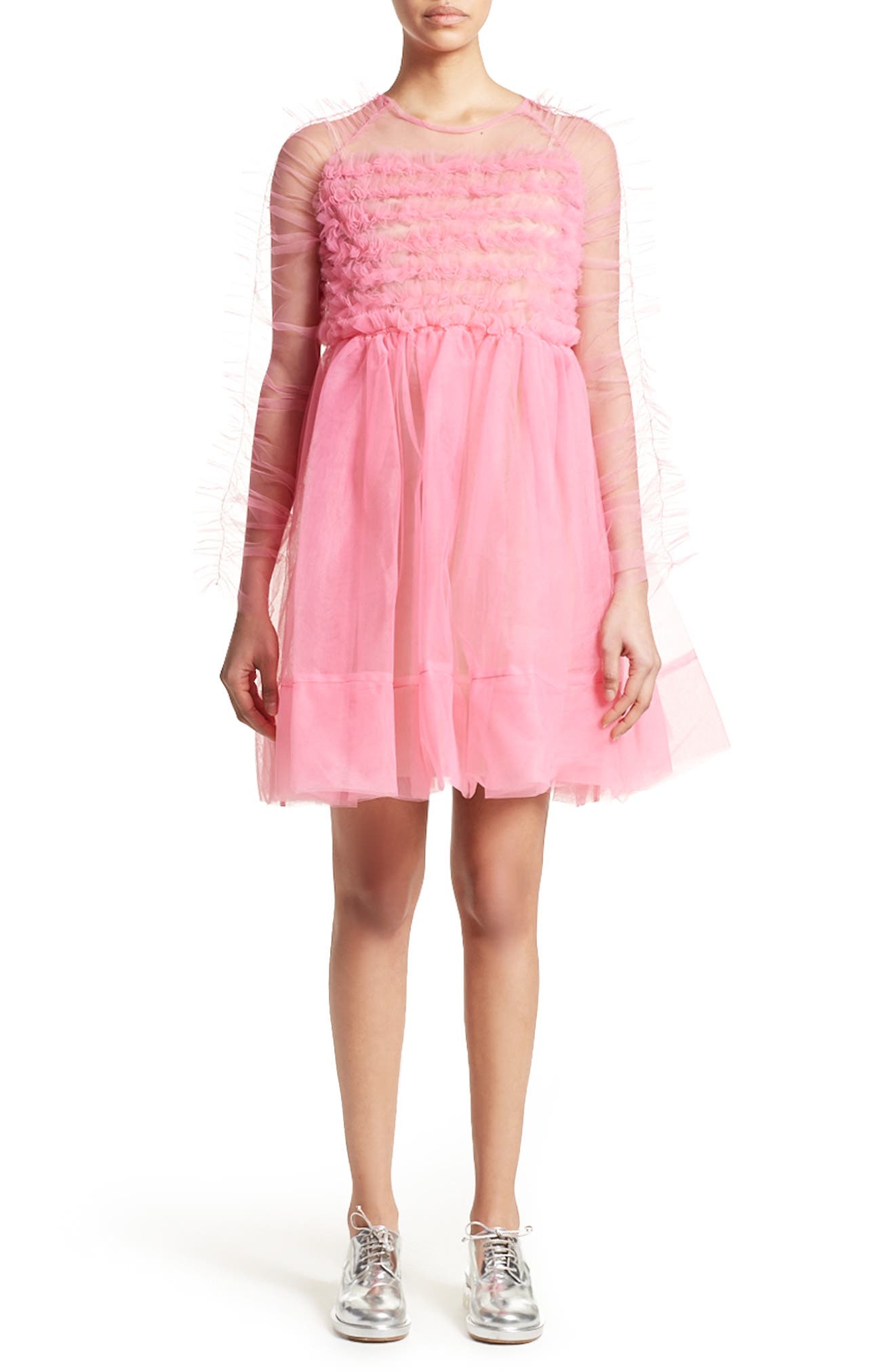 molly goddard dress pink