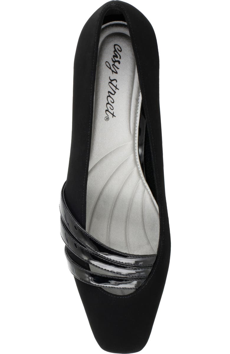 EASY STREET Entice Block Heel Pump - Multiple Widths Available, Alternate, color, Black Lamy/Patent