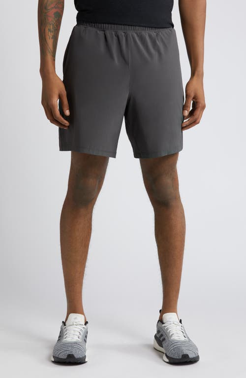 Pivotal Lined Stretch Shorts in Graphite