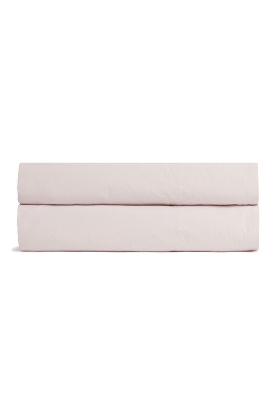 Parachute Percale Fitted Sheet In Blush