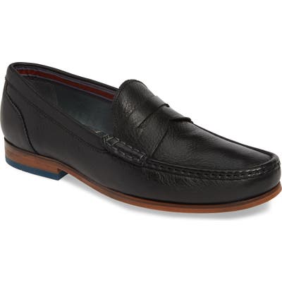 Ted Baker London Shornal Penny Loafer, Black