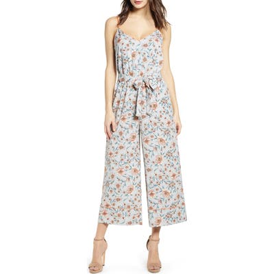 Plus Size Leith Piped Cami Jumpsuit, Grey