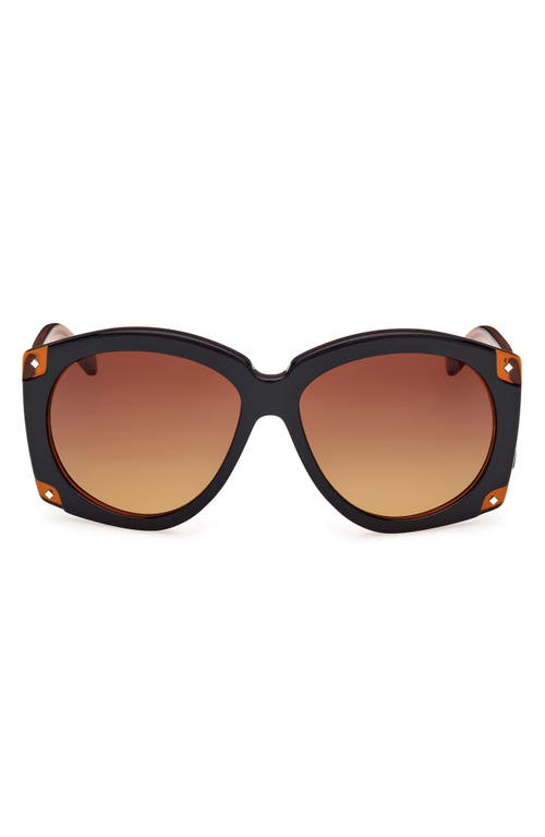 Mcm 61mm Gradient Round Sunglasses In Black