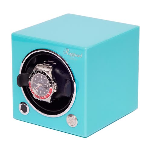 Rapport London Evolution Single Watch Winder In Turquoise