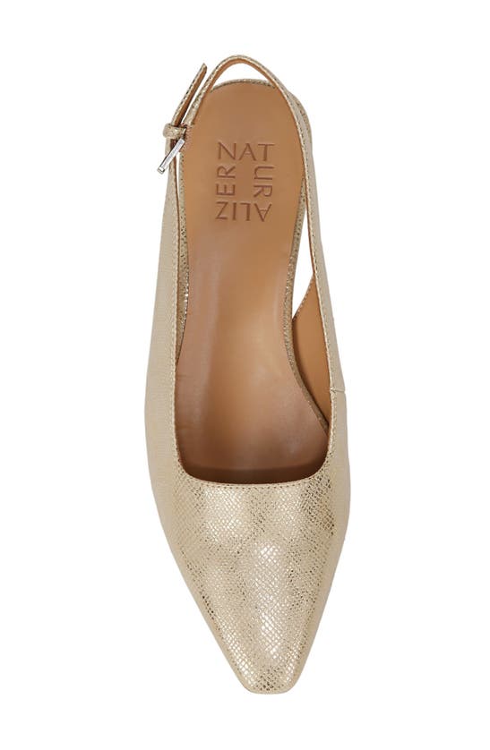 Soul Naturalizer Ginger Slingback Pump In Gold