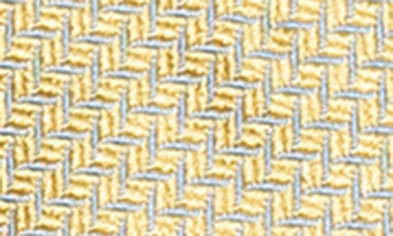 Shop Eton Chevron Neat Silk Tie In Lt/ Pastel Yellow