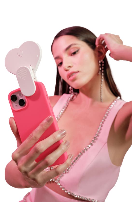 Shop Riki Loves Riki *riki Sweetheart Selfie Device & Mirror In White